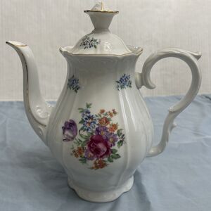 Vintage FINE BOHEMIAN CHINA CZECHOSLOVAKIA Coffee Tea Pot